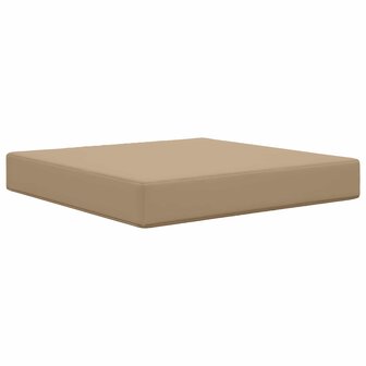 Buiten bankkussen Taupe 60 x 60 x 8 cm Polyester 2