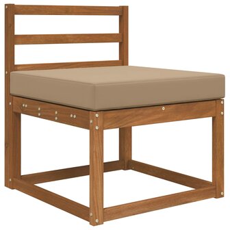 Buiten bankkussen Taupe 60 x 60 x 8 cm Polyester 3