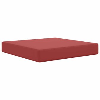 Buiten bankkussen Wijnrood 60 x 60 x 8 cm Polyester 2