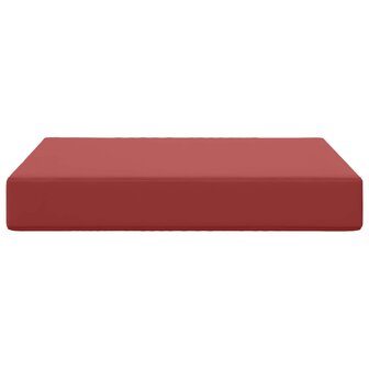 Buiten bankkussen Wijnrood 60 x 60 x 8 cm Polyester 4