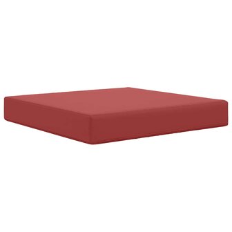 Buiten bankkussen Wijnrood 60 x 60 x 8 cm Polyester 5