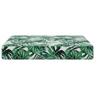 Buiten bankkussen Bladpatroon 60 x 60 x 8 cm Polyester 4