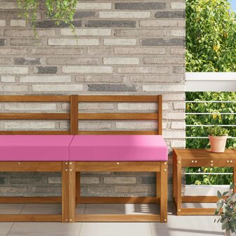 Buiten bankkussen Roze 60 x 60 x 8 cm Polyester 1