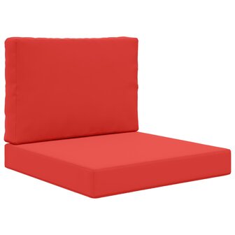 Buiten bankkussen 2 pcs Rood Polyester 2