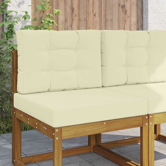 Buiten bankkussen 2 pcs Cr&egrave;me Polyester 1