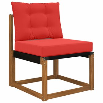 Buiten bankkussen 2 pcs Rood Polyester 3