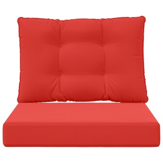 Buiten bankkussen 2 pcs Rood Polyester 6