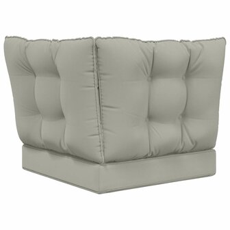 Buiten bankkussen 3 pcs Grijs Polyester 7