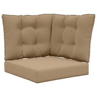 Buiten bankkussen 3 pcs Taupe Polyester 2