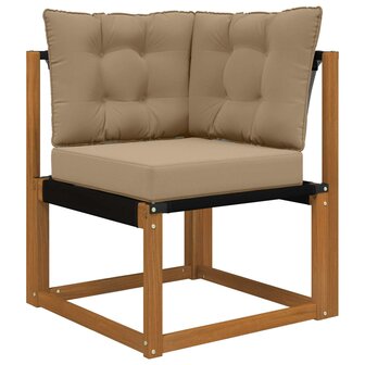 Buiten bankkussen 3 pcs Taupe Polyester 3