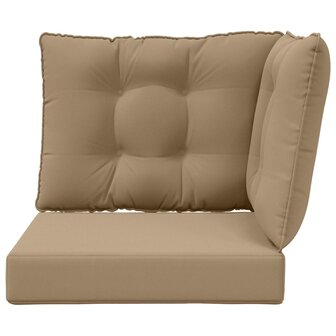 Buiten bankkussen 3 pcs Taupe Polyester 6