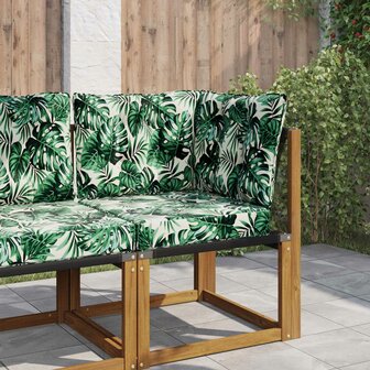 Buiten bankkussen 3 pcs Bladpatroon Polyester 1