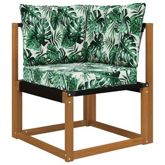 Buiten bankkussen 3 pcs Bladpatroon Polyester 3