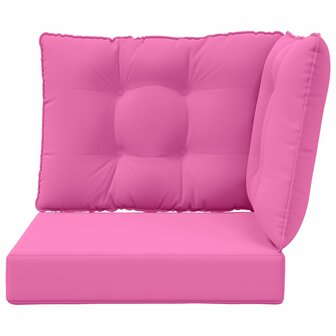 Buiten bankkussen 3 pcs Roze Polyester 6