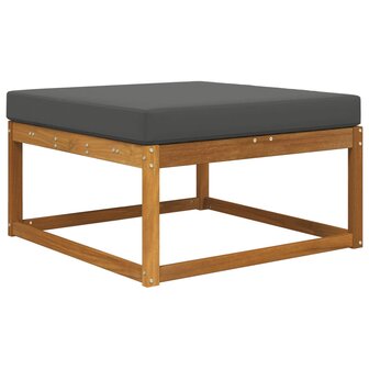 Buiten bankkussen Antraciet 80 x 80 x 8 cm Polyester 3