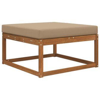 Buiten bankkussen Taupe 80 x 80 x 8 cm Polyester 3