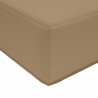 Buiten bankkussen Taupe 80 x 80 x 8 cm Polyester 6