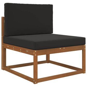Buiten bankkussen 2 pcs Zwart Polyester 3