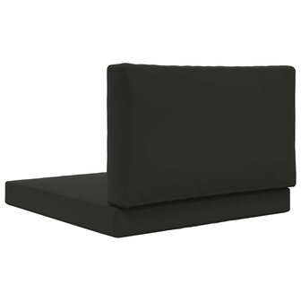 Buiten bankkussen 2 pcs Zwart Polyester 7