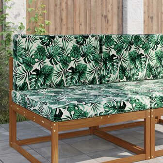 Buiten bankkussen 2 pcs Bladpatroon Polyester 1