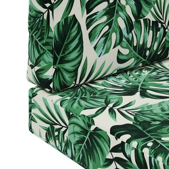 Buiten bankkussen 2 pcs Bladpatroon Polyester 9