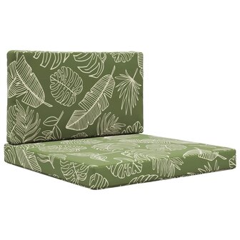 Buiten bankkussen 2 pcs Bladontwerp Polyester 2