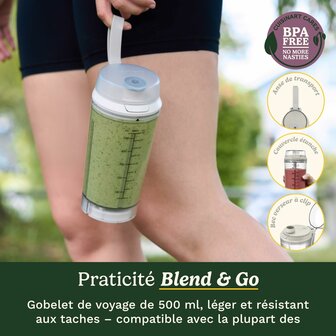 Blender Cuisinart PBL100E Blast&amp;Go 120 W Wit 500 ml 6