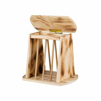 knaagdier voerbak Trixie Hout 25 X 22 X 18 CM Bruin 2