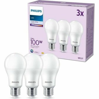 Ledlamp Philips A67 Wit E 100 W E27 3 Stuks (4000 K) 6