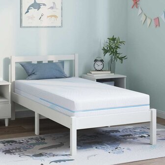 Matras Wit 80 x 160 cm Jacquard stof 1