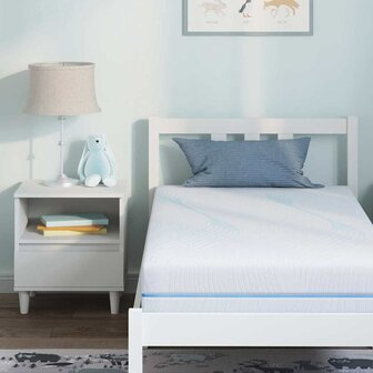 Matras Wit 80 x 160 cm Jacquard stof 7