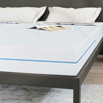 Matras Wit 140 x 190 cm Jacquard stof 8