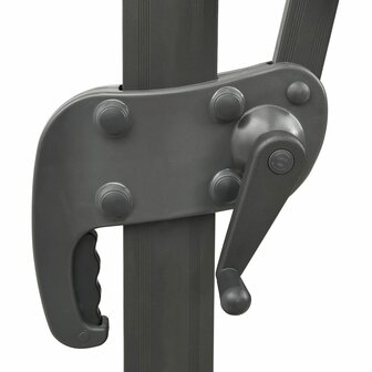 Zweefparasol met dubbel dak 300x300 cm groen 6