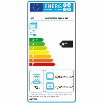 Oven AEG GU5PB43FSM 72 L 3