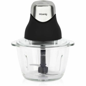 Hakmolen Hkoenig LEO8 Zwart Chroom Glas Roestvrij staal 1 L 1