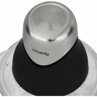 Hakmolen Hkoenig LEO8 Zwart Chroom Glas Roestvrij staal 1 L 5