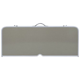Campingtafel inklapbaar met 4 zitjes staal en aluminium 7