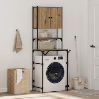 Wasmachinekast Artisan Eiken 68 x 48,5 x 194 cm Bewerkt hout 1