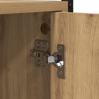 Wasmachinekast Artisan Eiken 68 x 48,5 x 194 cm Bewerkt hout 9