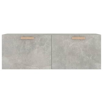 Wandkast 100x36,5x35 cm bewerkt hout grijs 5