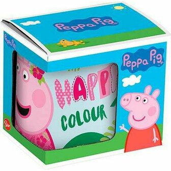 Mok Peppa Pig Having fun Keramisch Licht Roze (350 ml) 3