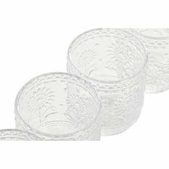 Glazenset Home ESPRIT Transparant Kristal Met reli&euml;f 360 ml (6 Stuks) 3