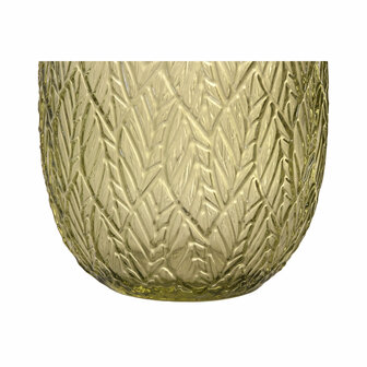 Glazenset Home ESPRIT Groen Kristal Met reli&euml;f 360 ml (6 Stuks) 2