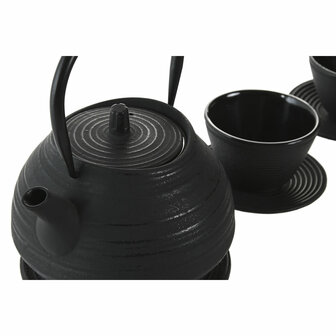 Theepot Home ESPRIT Zwart Roestvrij staal Ijzer 800 ml 2