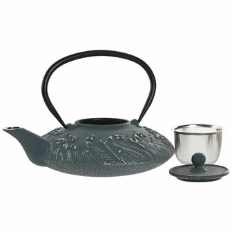 Theepot Home ESPRIT Blauw Wit Roestvrij staal Ijzer 800 ml (2 Stuks) 3