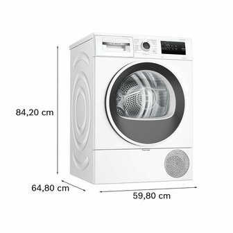 Condensdroger BOSCH WTR85V00ES 4