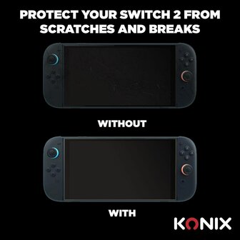 Schermbeschermer voor de Nintendo Switch 2 KONIX 5