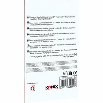Schermbeschermer voor de Nintendo Switch 2 KONIX 5