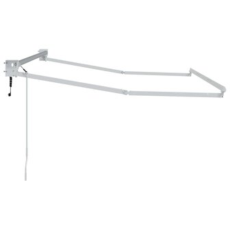 Elektrisch uitschuifbaar zonnescherm frame Wit 2,5 x 2 m 3