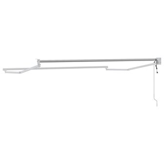 Elektrisch uitschuifbaar zonnescherm frame Wit 3 x 2 m 4